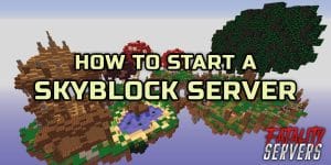 Minecraft Skyblock server tutorial guide